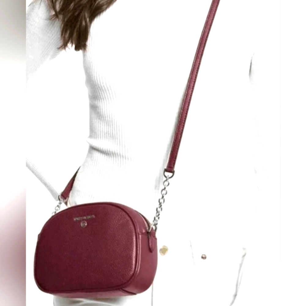 Michael Kors Brown Crossbody Bag with Chain Detail